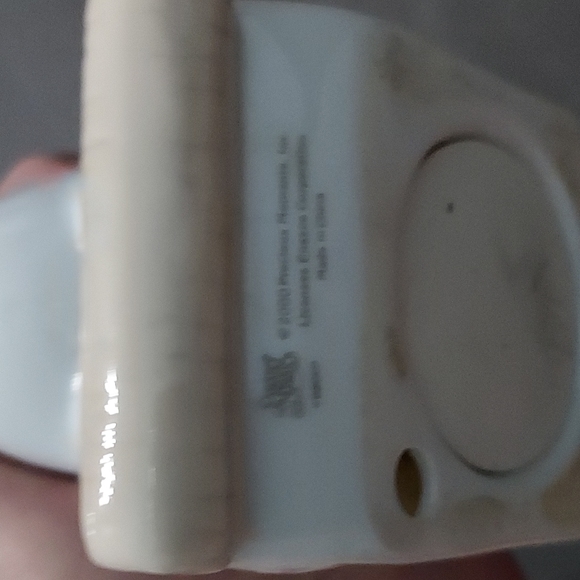 Vtg.Precious Moments Febuary Piggy Bank with Stopper. 4in.Wx5 3/4in.H.GUC. - Picture 7 of 9